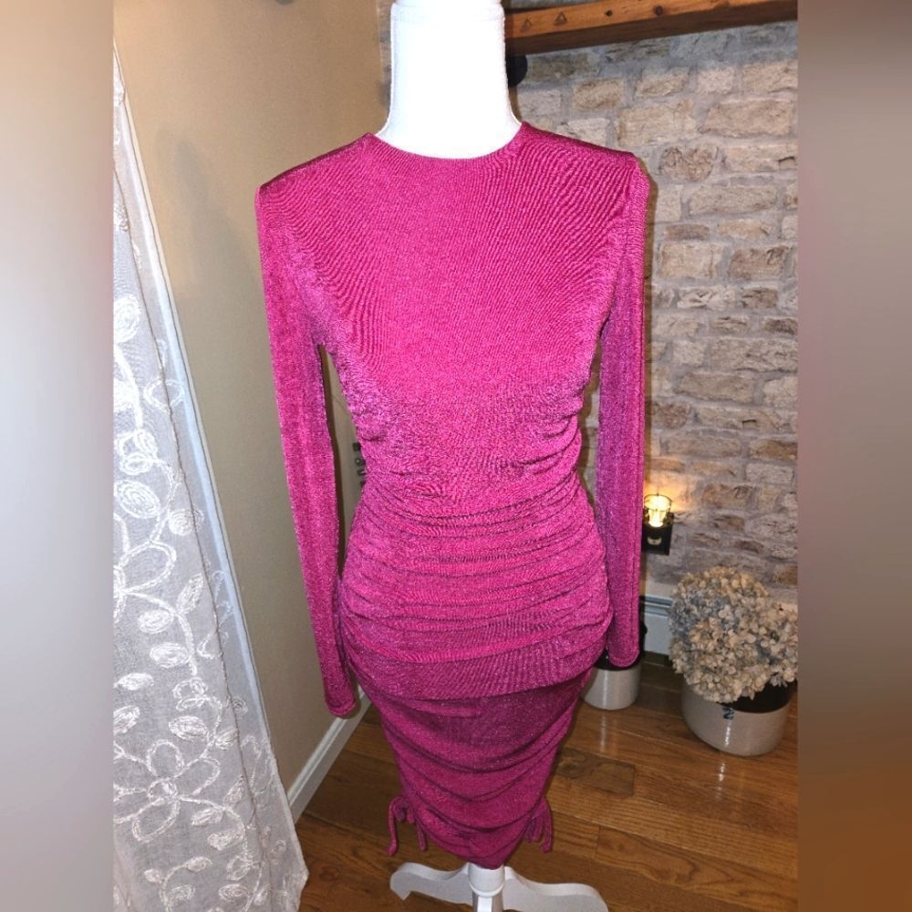 Nasty Gal Fuchsia Dress Womens Size 2